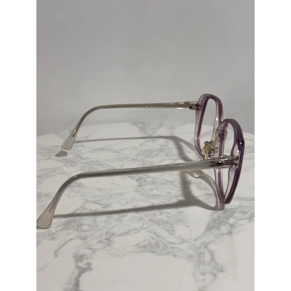 SKAGA Lilian Eyeglass Frames 56-14-135‎ Purple Clear Sweden